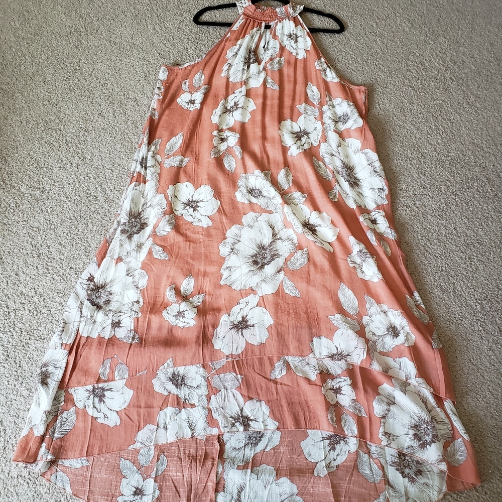 C8,179 Mlle Gabrielle Maxi Halter Top Dress 2X nwt